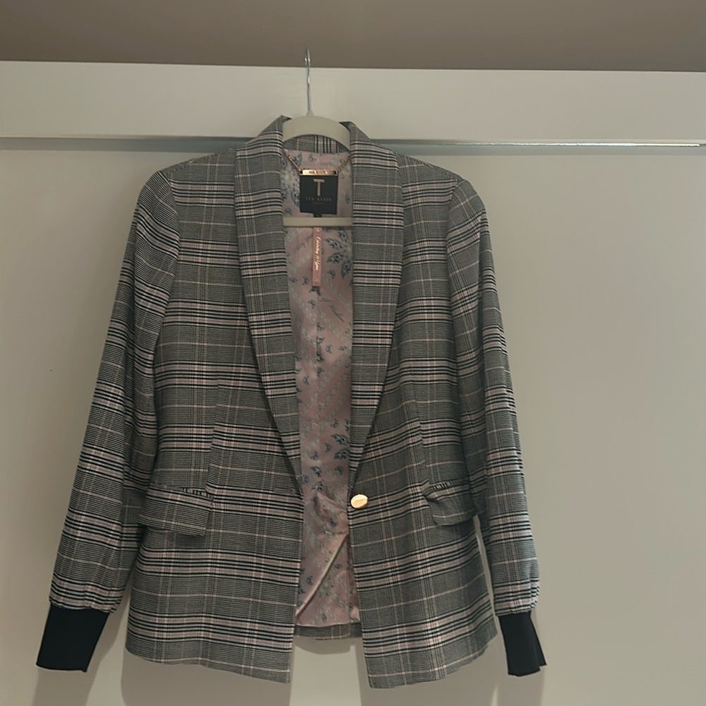 Ted Baker plaid  blazer